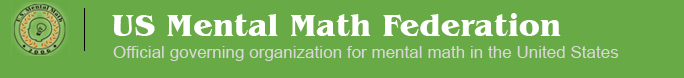 US Mental Math Federation Header